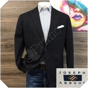 JOSEPH ABBOUD Mens Blazer Sport Coat Casual Jacket Size 48R Classic Wool Suit